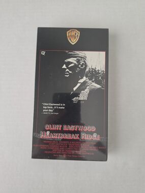 Heartbreak Ridge VHS 1986 Clint Eastwood Warner Home Video New Sealed